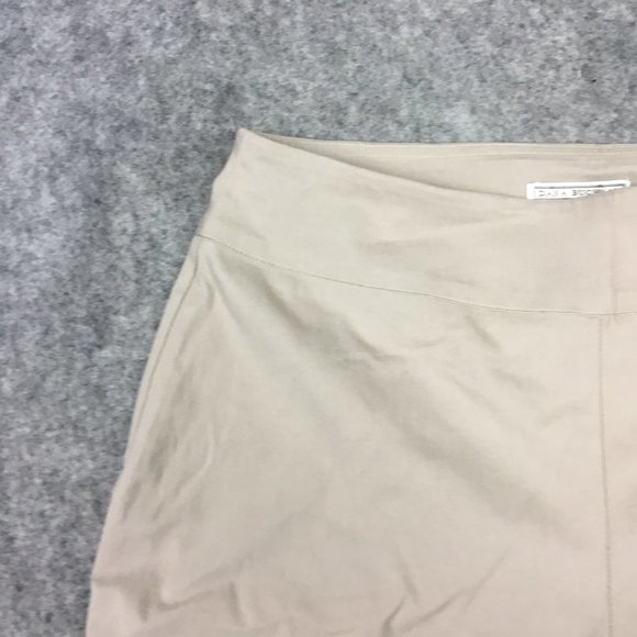 Dana Buchman Capri Pants S Cropped Khaki Pull On Straight Mid Rise Career Casual - Picture 3 of 12